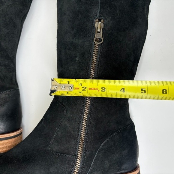 Kork-Ease Addison Women's US 9M Black Distressed Suede Over-The-Knee Riding Boot - Picture 14 of 16